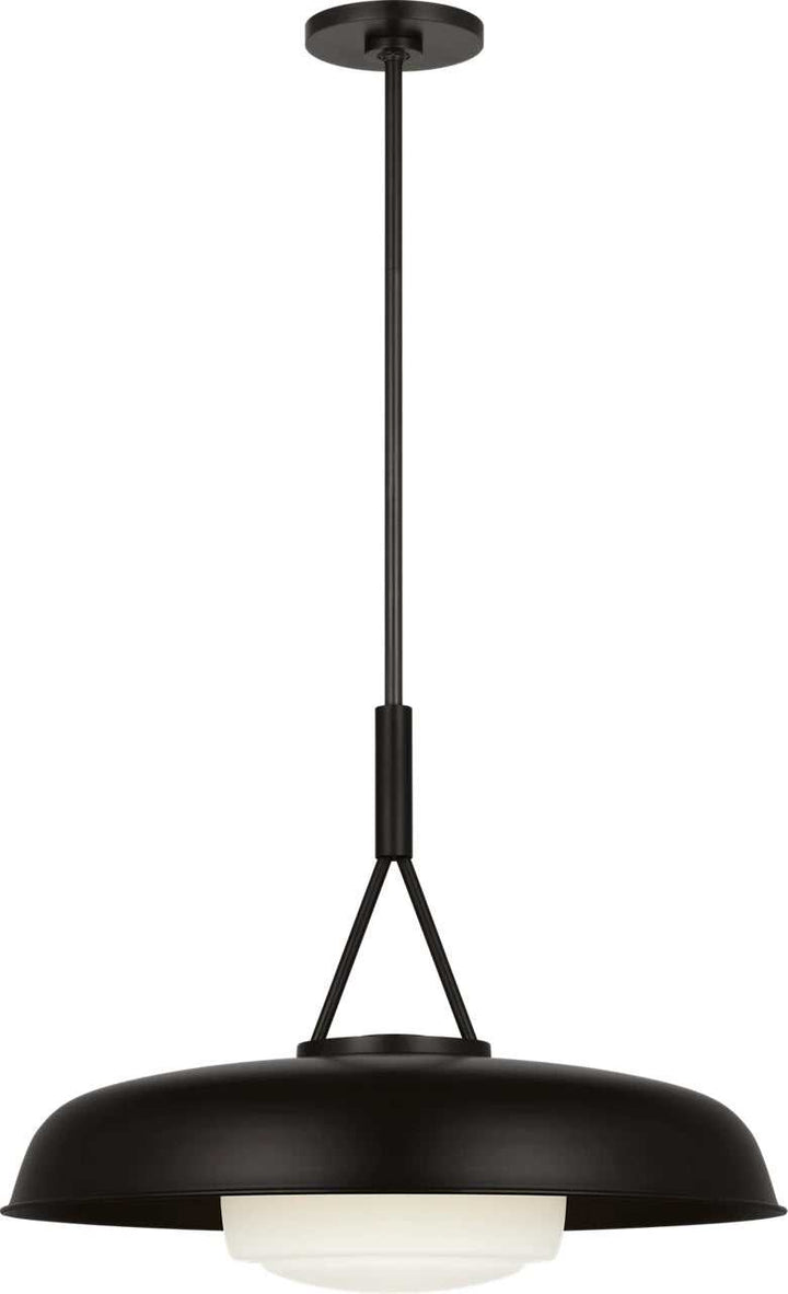 Liora One Light Pendant in Aged Iron Visual Comfort Studio Canada