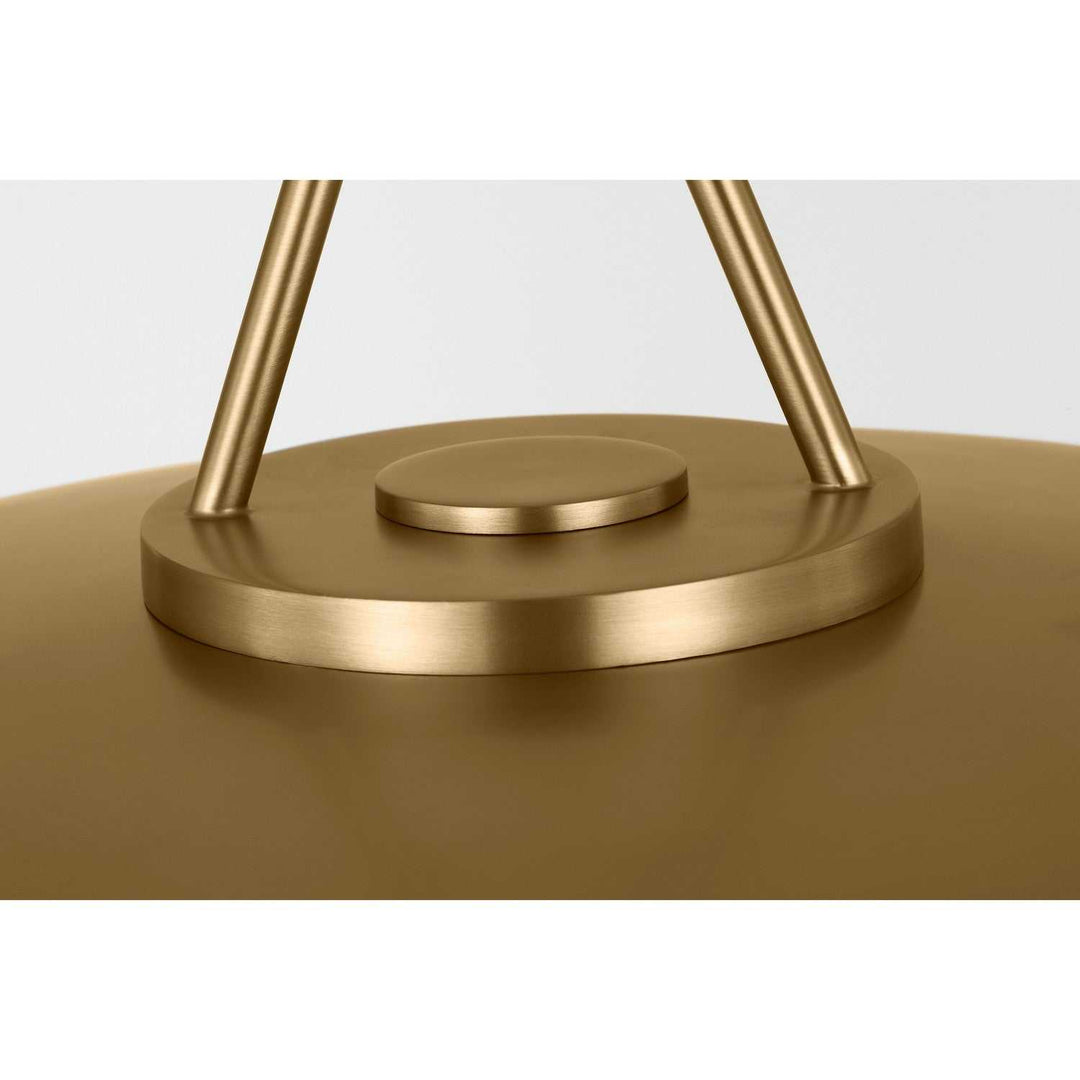 Liora One Light Pendant in Estate Brass Visual Comfort Studio Canada