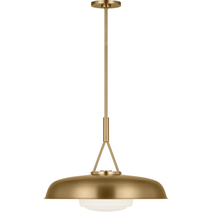 Liora One Light Pendant in Estate Brass Visual Comfort Studio Canada