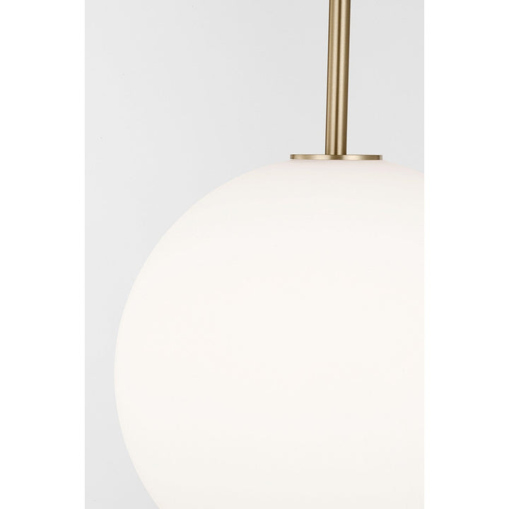 Sorelle One Light Pendant in Estate Brass Visual Comfort Studio Canada