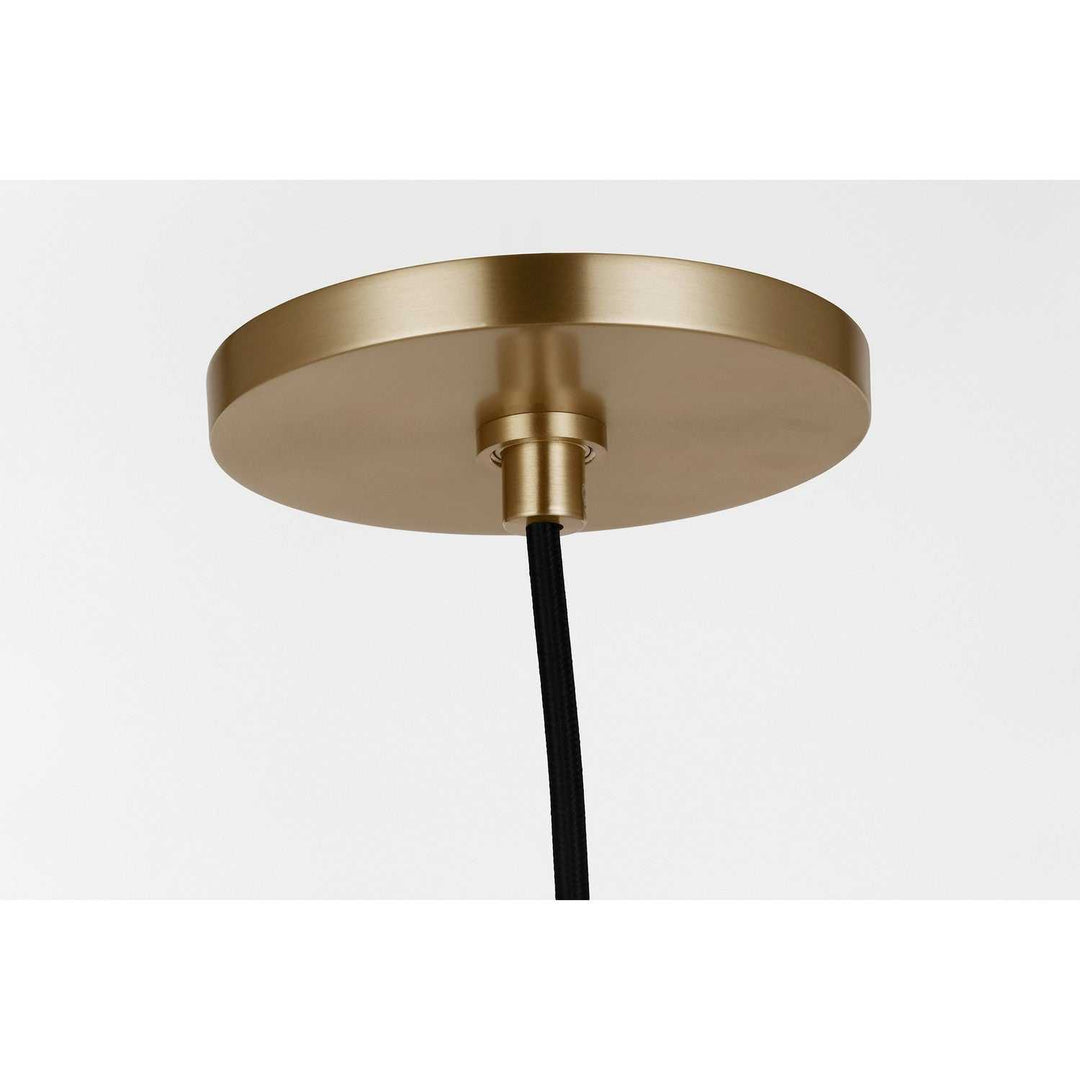Sorelle One Light Pendant in Estate Brass Visual Comfort Studio Canada