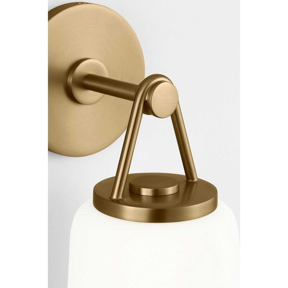 Liora One Light Wall Sconce in Estate Brass Visual Comfort Studio Canada