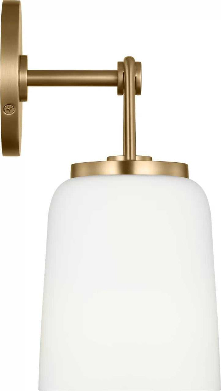 Liora One Light Wall Sconce in Estate Brass Visual Comfort Studio Canada