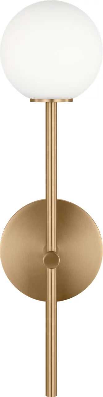 Sorelle One Light Wall Sconce in Estate Brass Visual Comfort Studio Canada