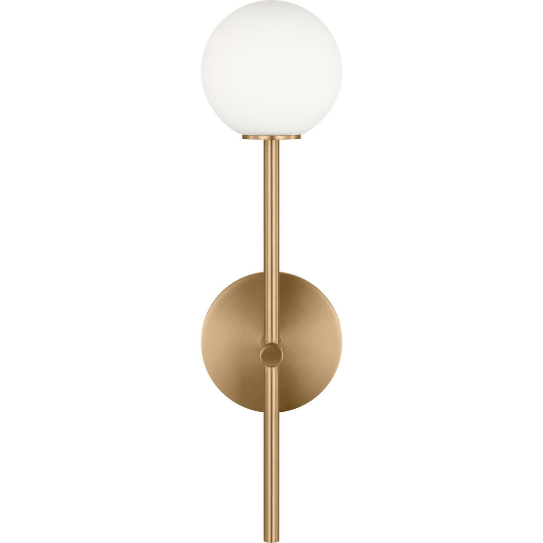 Sorelle One Light Wall Sconce in Estate Brass Visual Comfort Studio Canada