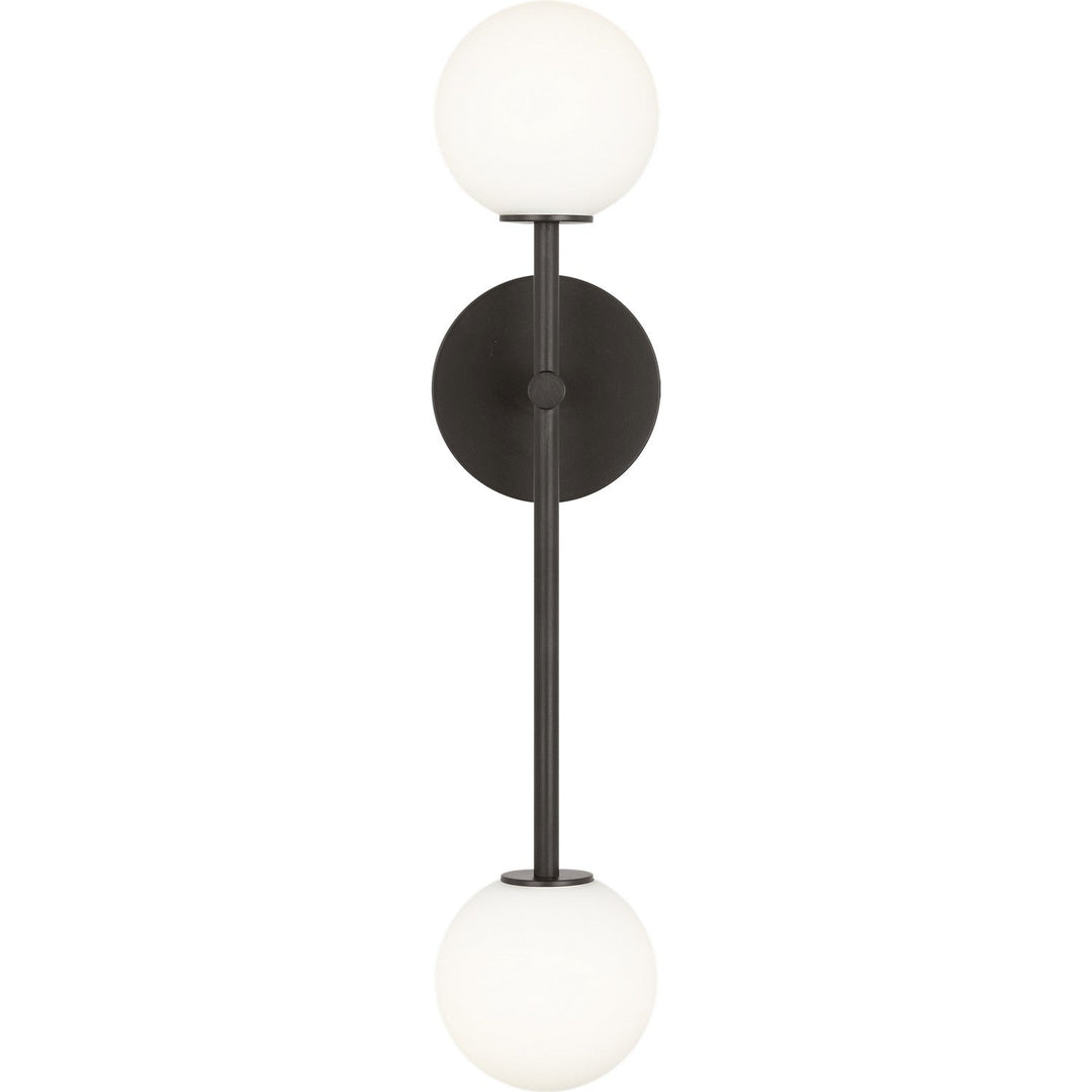 Sorelle Two Light Wall Sconce in Aged Iron Visual Comfort Studio Canada
