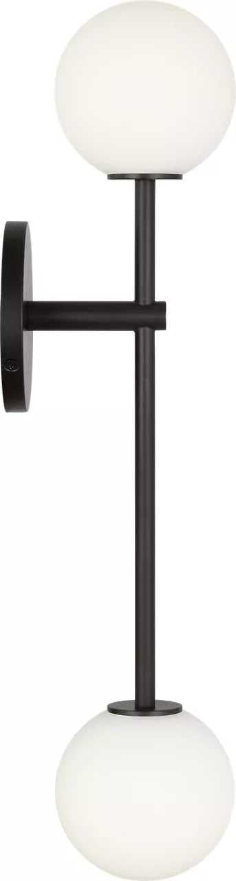 Sorelle Two Light Wall Sconce in Aged Iron Visual Comfort Studio Canada