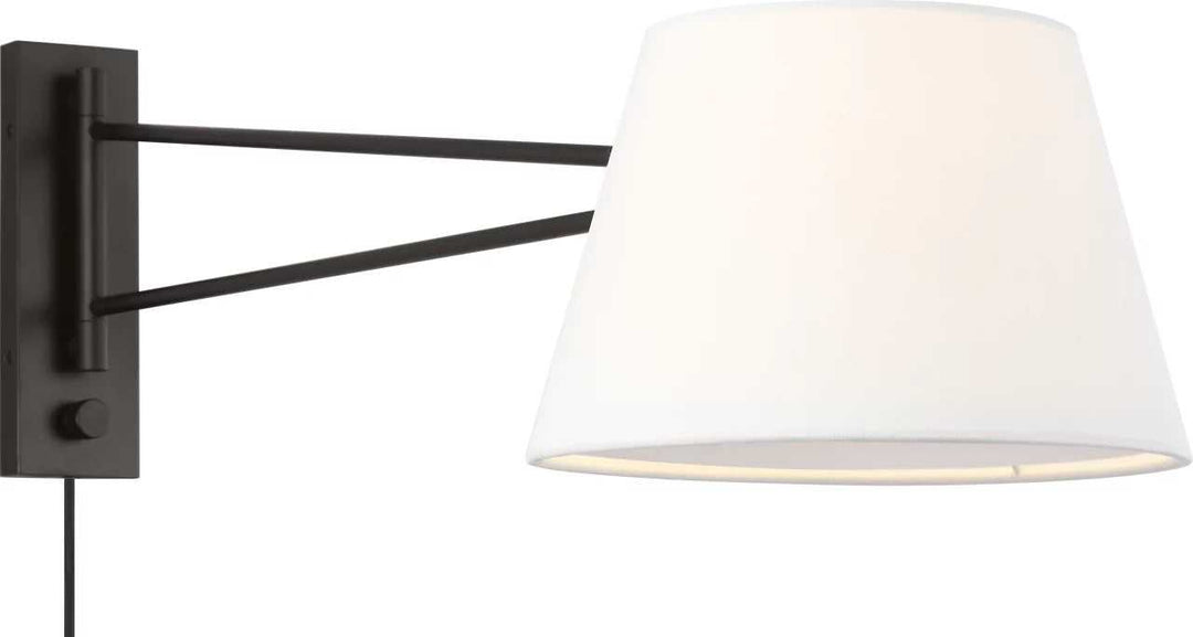Hale One Light Wall Sconce in Aged Iron Visual Comfort Studio Canada