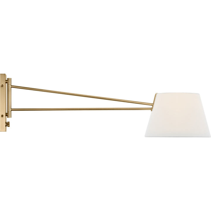 Hale One Light Wall Sconce in Estate Brass Visual Comfort Studio Canada