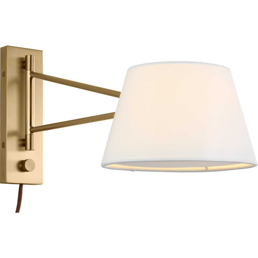 Hale One Light Wall Sconce in Estate Brass Visual Comfort Studio Canada