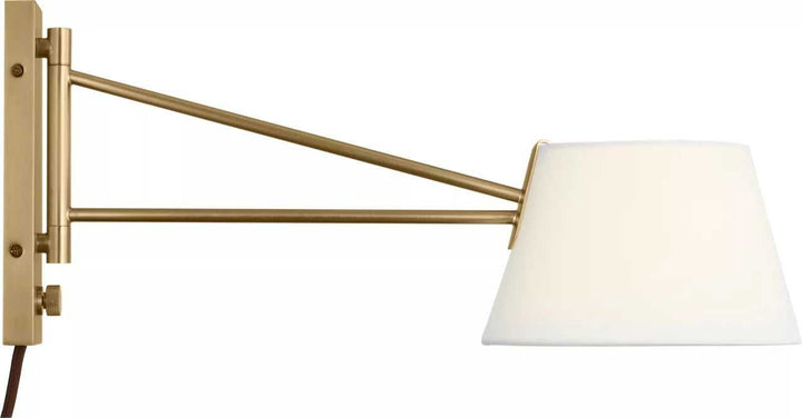 Hale One Light Wall Sconce in Estate Brass Visual Comfort Studio Canada