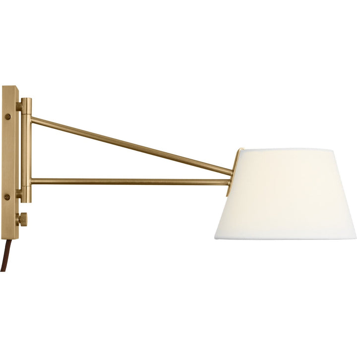 Hale One Light Wall Sconce in Estate Brass Visual Comfort Studio Canada