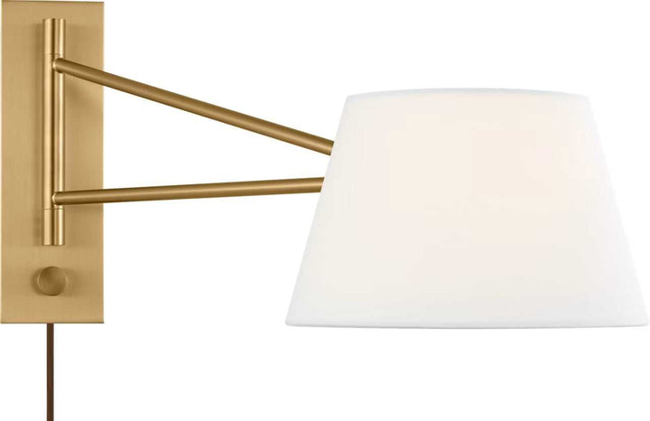 Hale One Light Wall Sconce in Estate Brass Visual Comfort Studio Canada