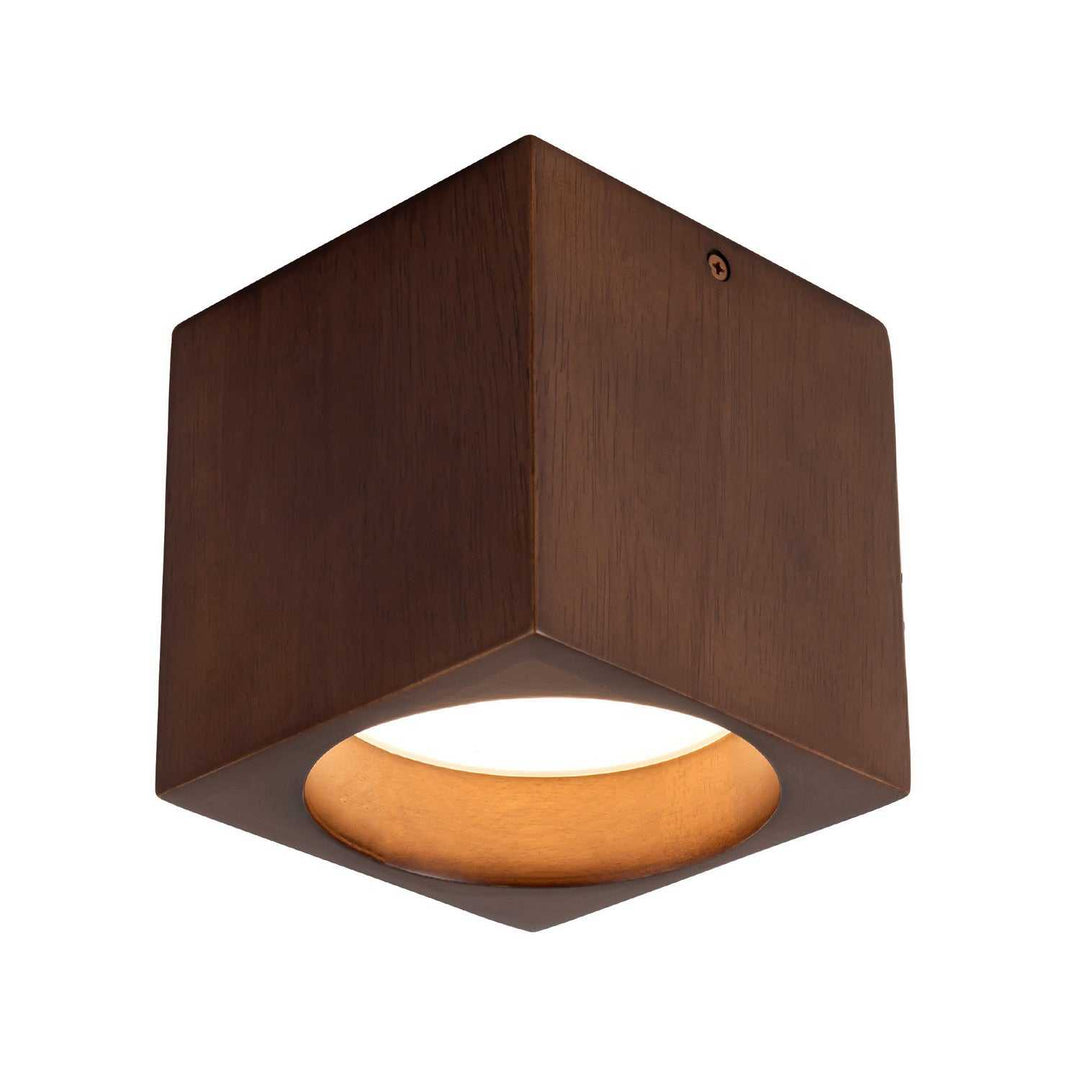Bosco LED Flush Mount in Walnut Kuzco Canada