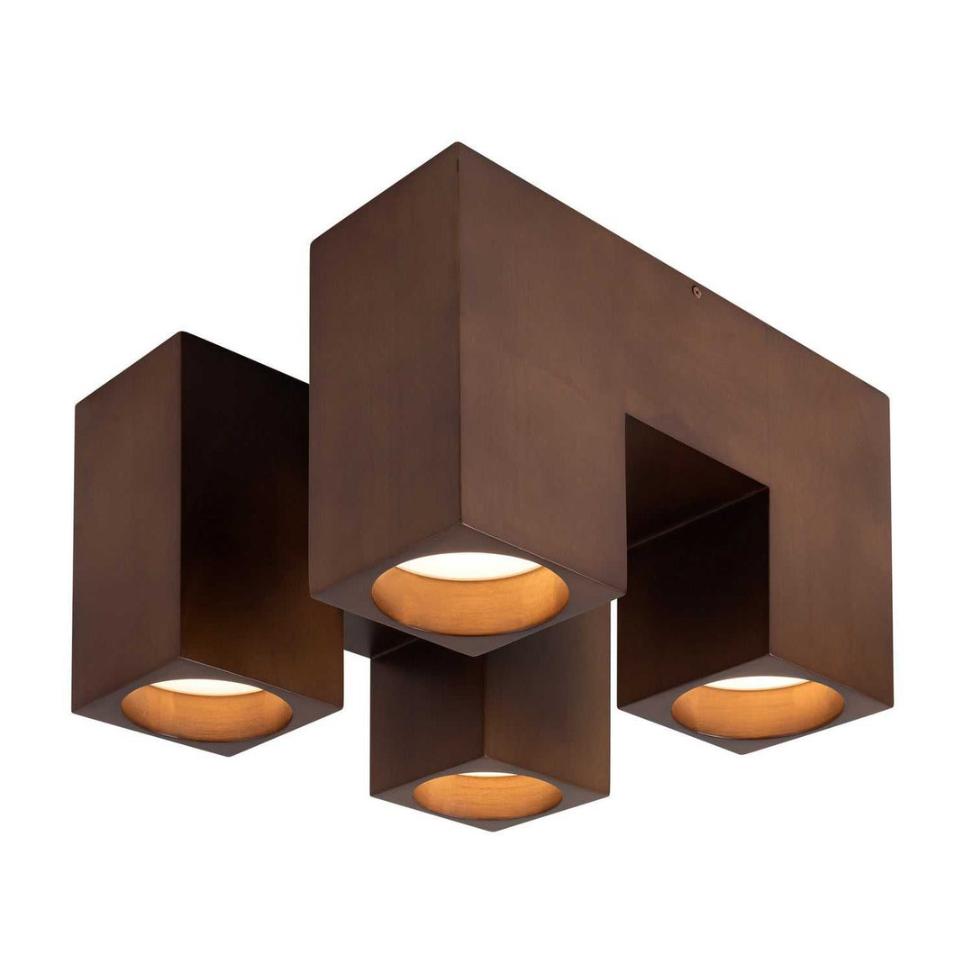 Bosco LED Flush Mount in Walnut Kuzco Canada