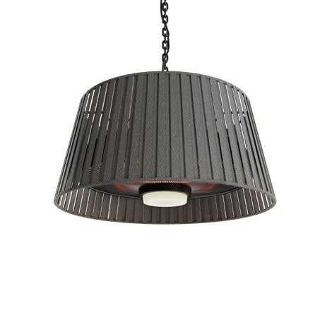 Vellura Pendant Heater in Charcoal Grey Eurofase Canada