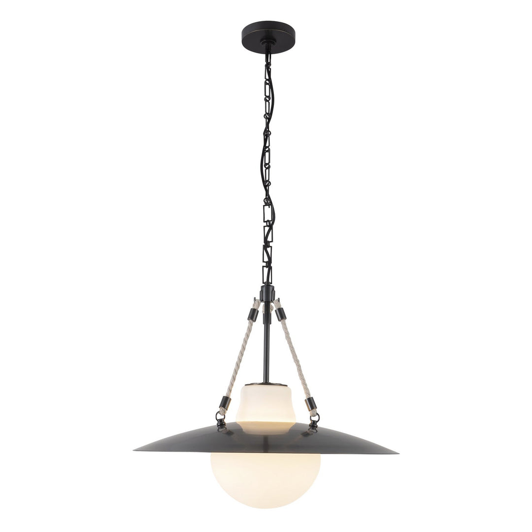 Waverly One Light Pendant in Urban Bronze Alora Canada