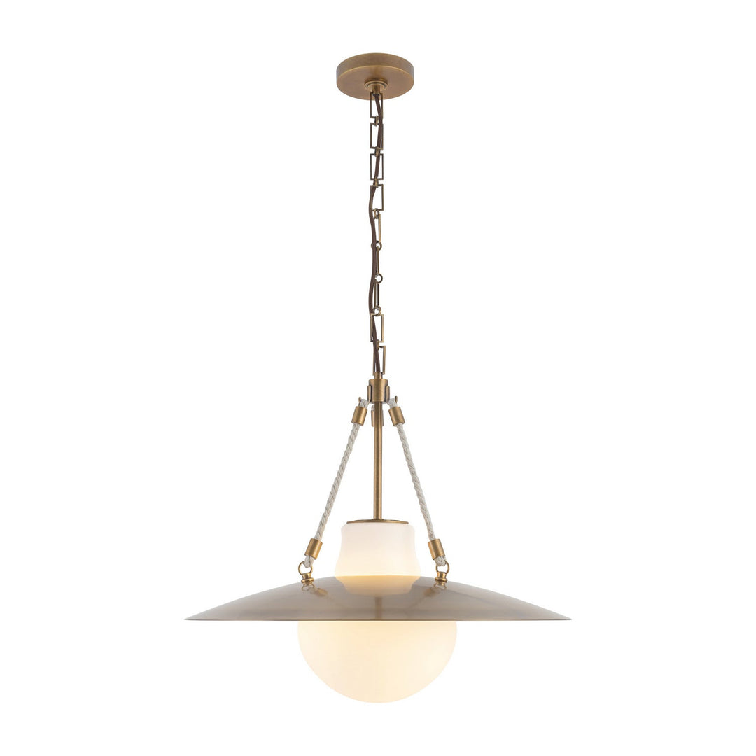 Waverly One Light Pendant in Vintage Brass Alora Canada