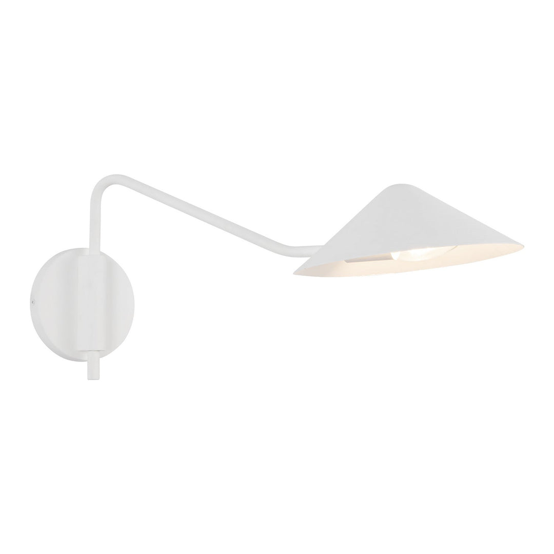 Ashford One Light Wall Sconce in Antique White Alora Canada