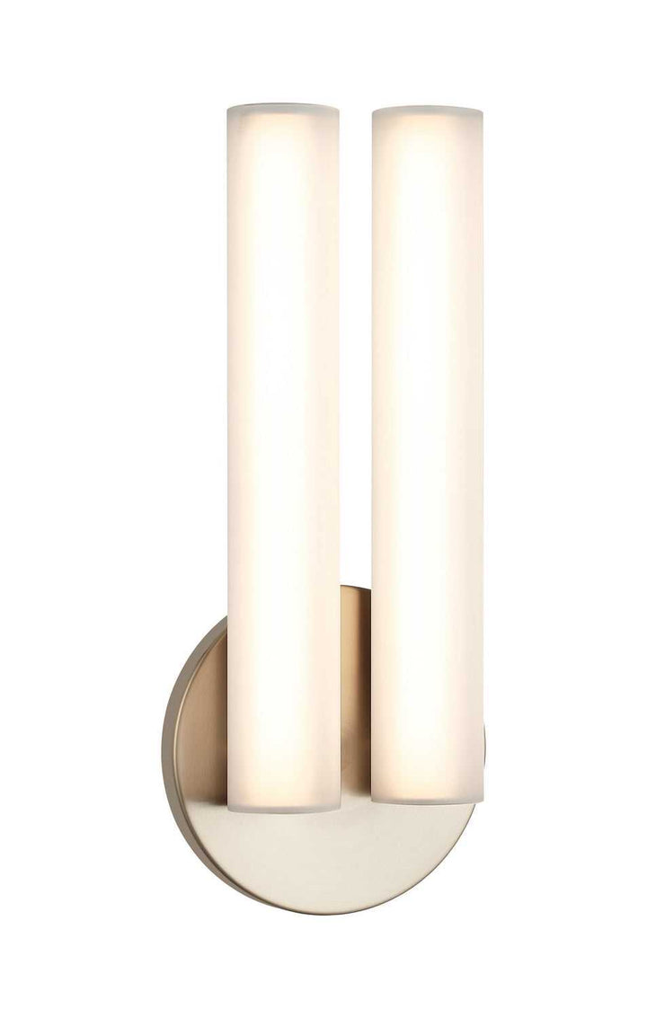 Axis LED Wall Sconce in Champagne Gold Matteo Canada