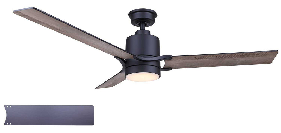 Senoia 52" Ceiling Fan in Matte Black Canarm Canada