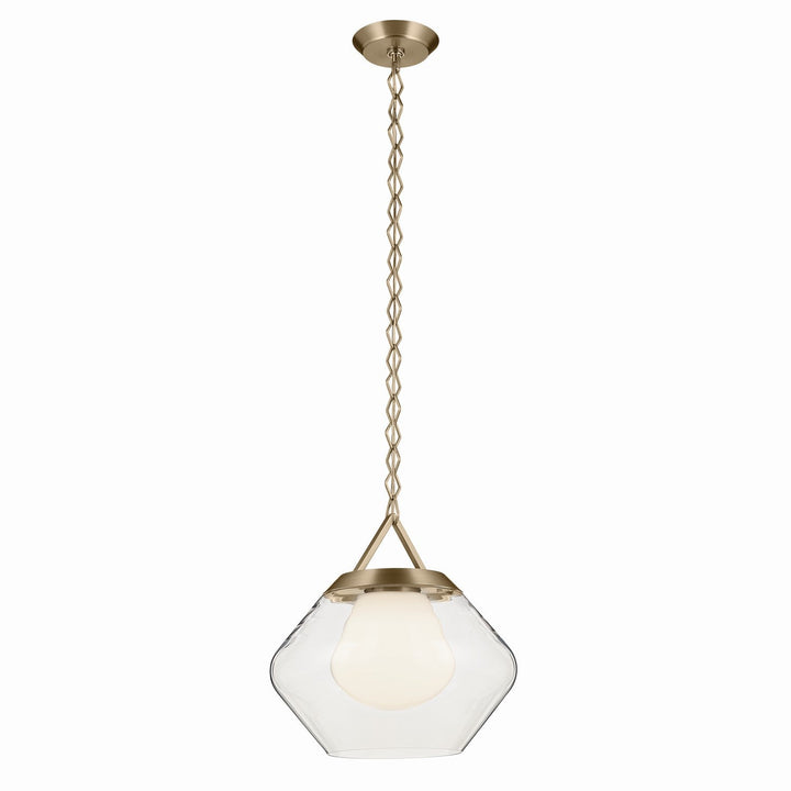 Nella One Light Pendant in Champagne Bronze Kichler Canada