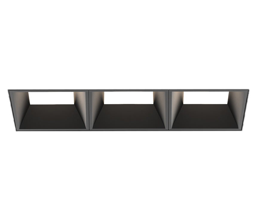 Bravo LED Recessed Multiple in Black Eurofase Canada