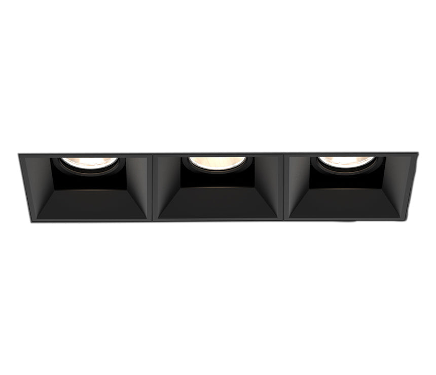 Bravo LED Recessed Multiple in Black Eurofase Canada
