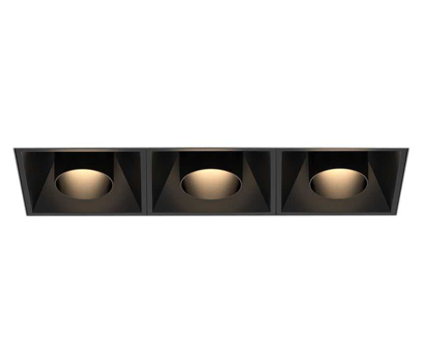 Bravo LED Recessed Multiple in Black Eurofase Canada