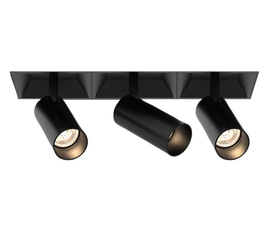 Bravo LED Recessed Multiple in Black Eurofase Canada