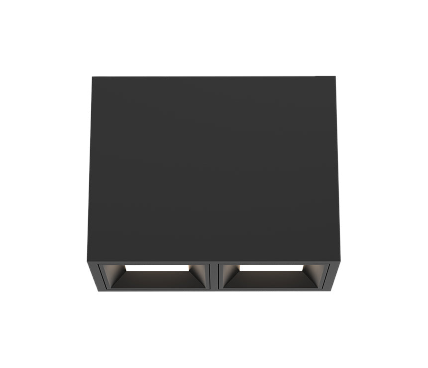 Bravo LED Flushmount in Black Eurofase Canada