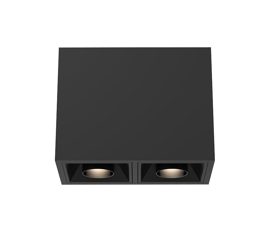 Bravo LED Flushmount in Black Eurofase Canada