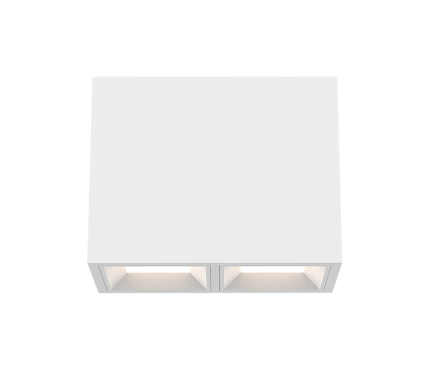 Bravo LED Flushmount in White Eurofase Canada