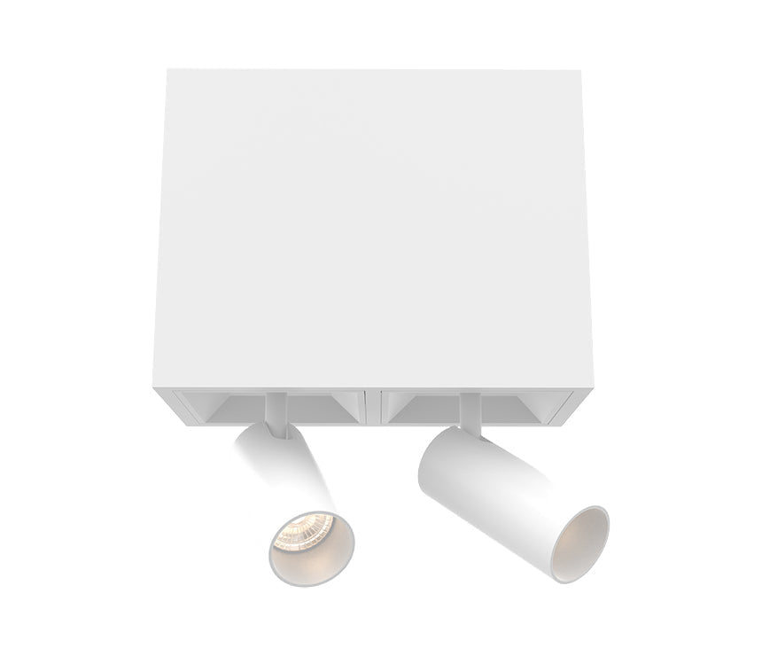 Bravo LED Flushmount in White Eurofase Canada