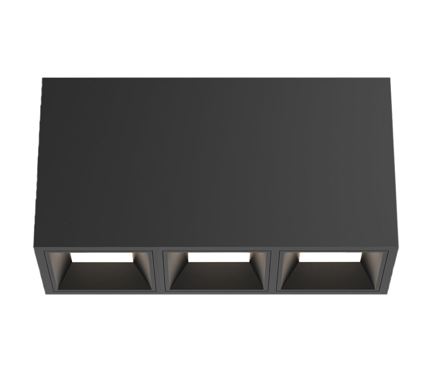 Bravo LED Flushmount in Black Eurofase Canada