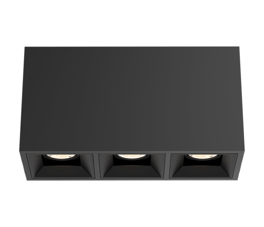 Bravo LED Flushmount in Black Eurofase Canada