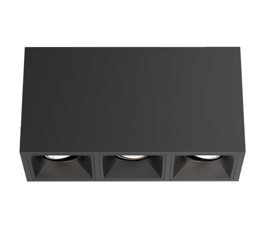 Bravo LED Flushmount in Black Eurofase Canada