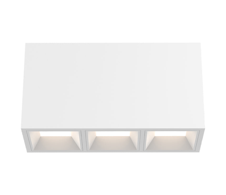 Bravo LED Flushmount in White Eurofase Canada