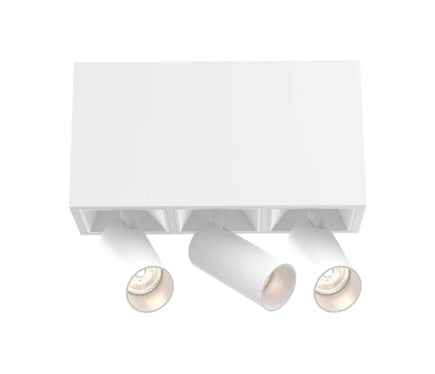 Bravo LED Flushmount in White Eurofase Canada