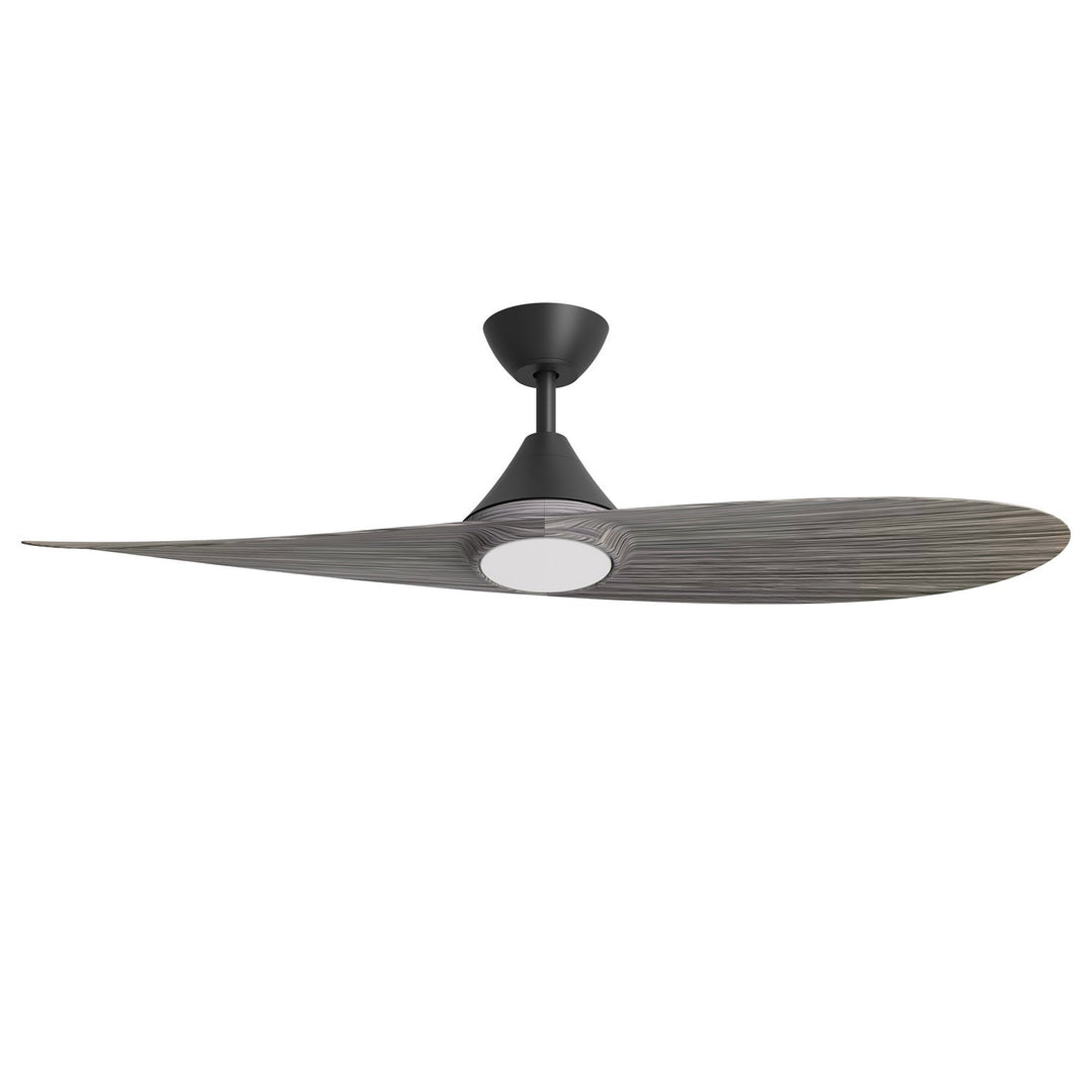 Surf 56" Ceiling Fan in Black / Grey Wood Maxim