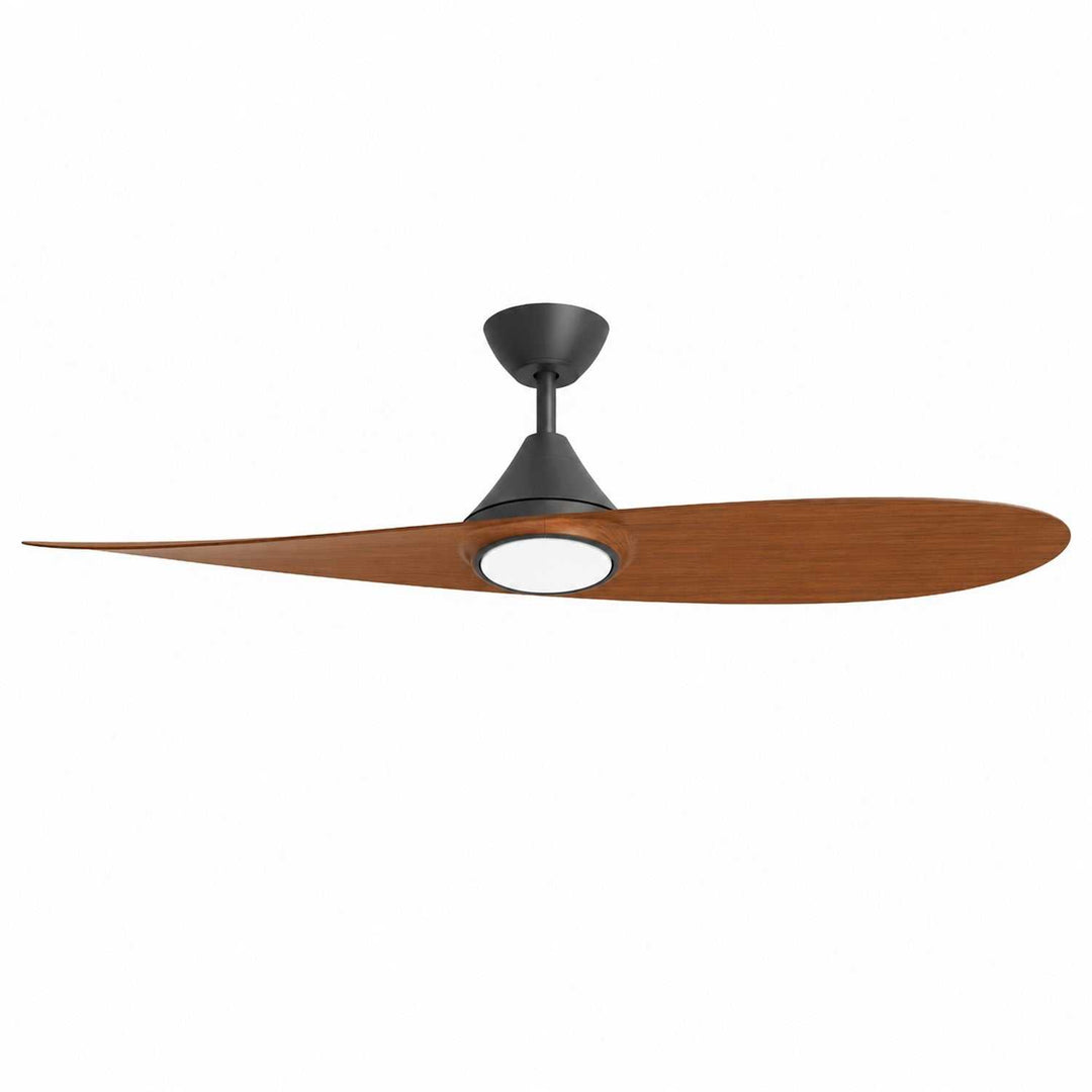 Surf 56" Ceiling Fan in Black / Walnut Maxim