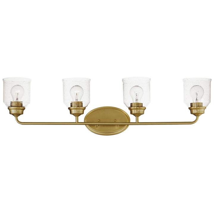 Maxim - 12264CDNAB - Four Light Bath Vanity - Acadia - Natural Aged Brass