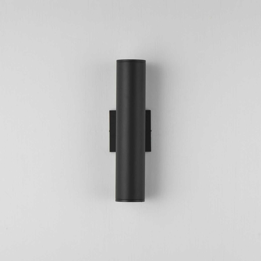 Caldera LED Outdoor Wall Sconce in Black Maxim