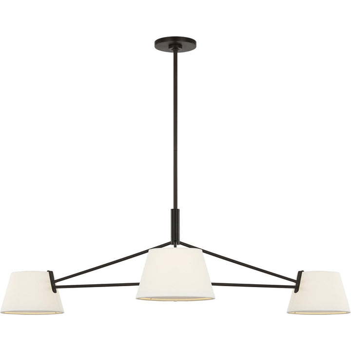 Hale Three Light Chandelier in Aged Iron Visual Comfort Studio Canada