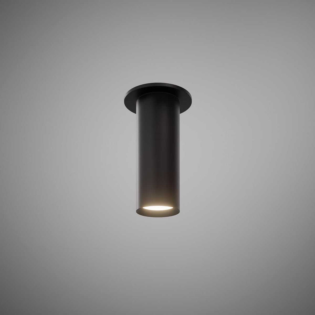 Scopo LED Flush Mount in Matte Black Vinci Lighting