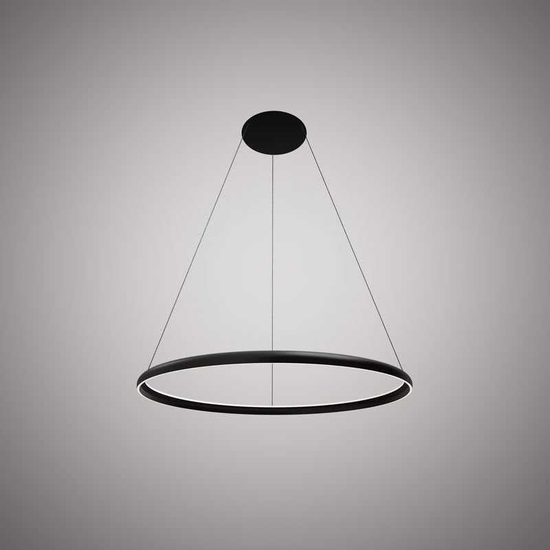 LED Chandelier in Matte Black/Matte Black Vinci Lighting