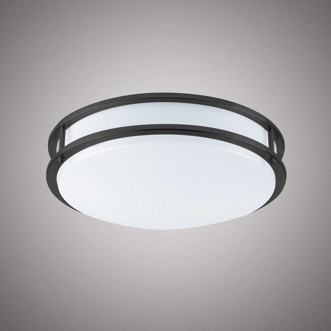 Metro LED Flush Mount in Matte Black Vinci Lighting