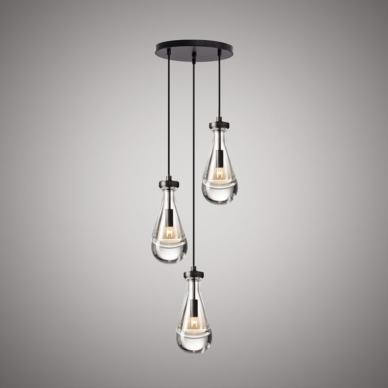Vinci Lighting - C88803-BK - Three Light Chandelier - Loft - Matte Black