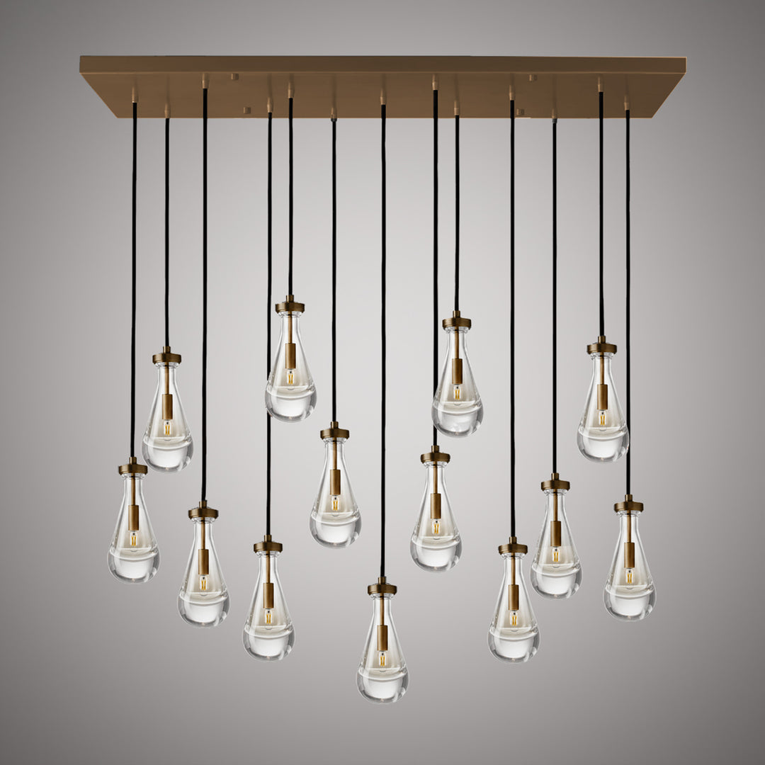 Vinci Lighting - C88813-L-AB - 13 Light Chandelier - Loft - Aged Brass