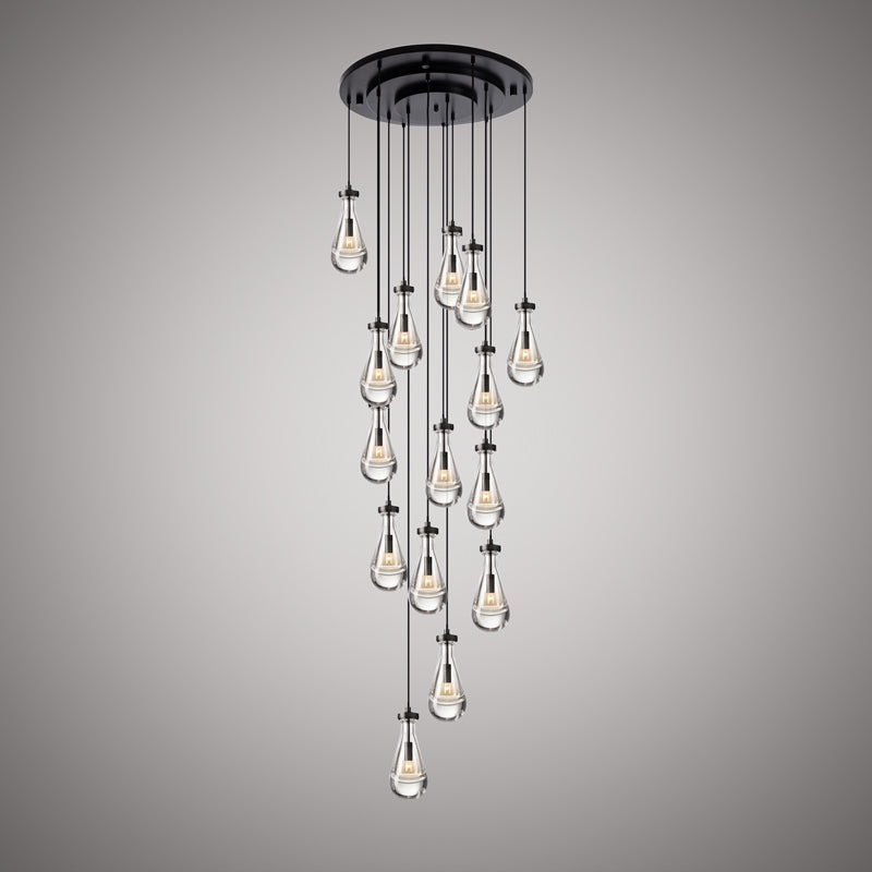 Vinci Lighting - C88815-BK - 15 Light Chandelier - Loft - Matte Black